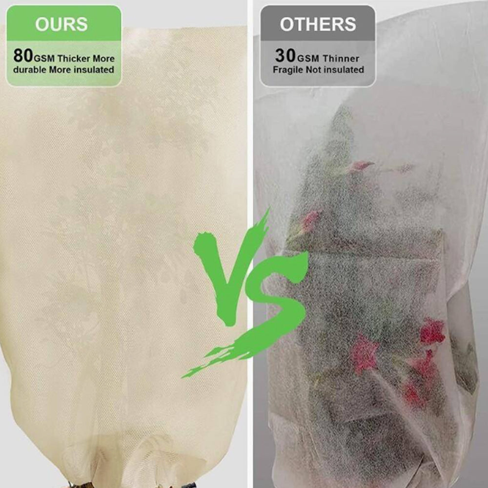 Dollcini Otthon Fagyvédő Növényzsák – Vastagított, Szélálló, Fehér