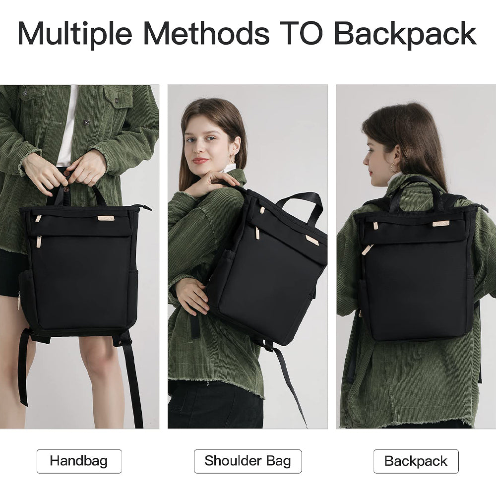 Dollcini Fekete Baba Hátizsák – Vízhatlan, Nagy Kapacitású Pelenkázó