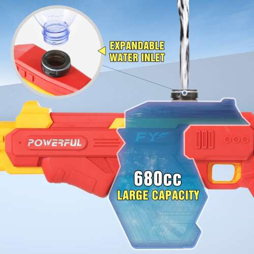 Dollcini Elektromos Vízipisztoly – Automata, Szabadtéri Nyári Játék