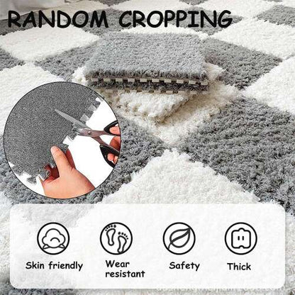 Dollcini Otthon 5 Részes Habszivacs Szőnyeg – Puha, Bolyhos Puzzle Szőnyeg