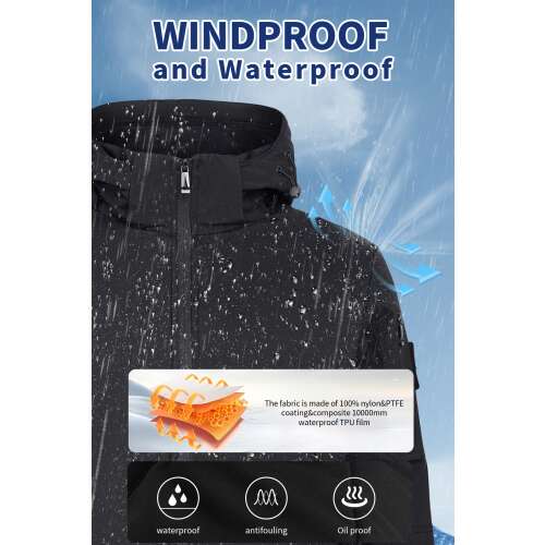 Dollcini Női Fűthető Dzseki – USB-s, Szélálló Téli Kabát [A powerbankot külön kell megvásárolni]