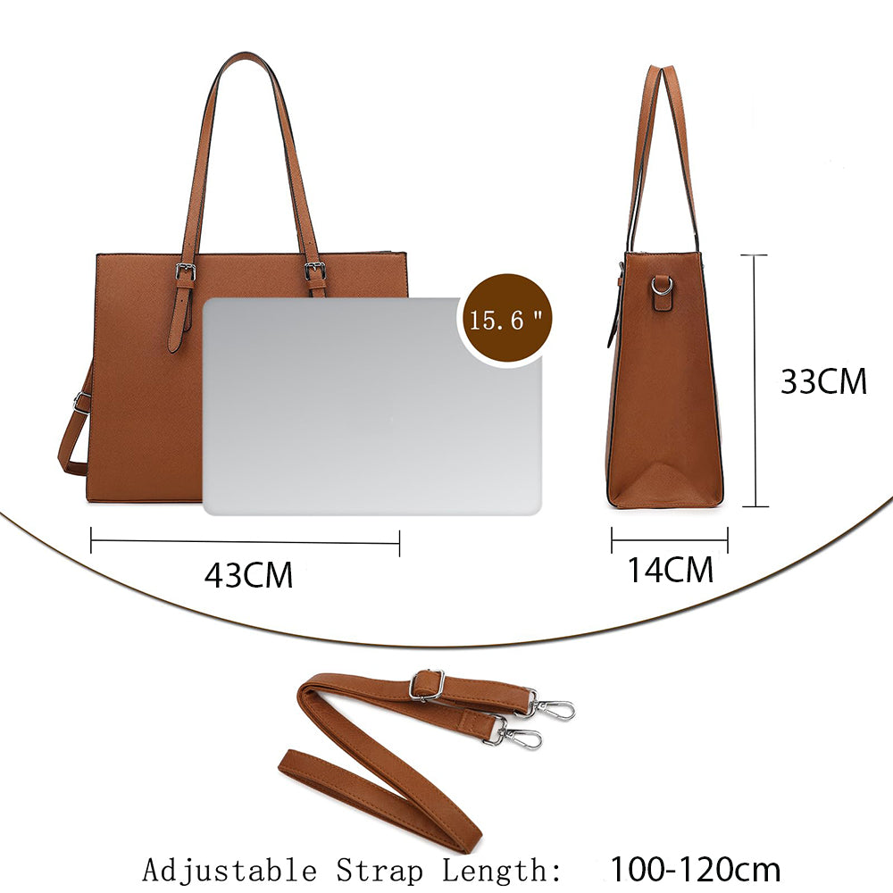 Dollcini Elegáns Női Laptoptáska – Vízálló Műbőr, 15,6" Laptophoz