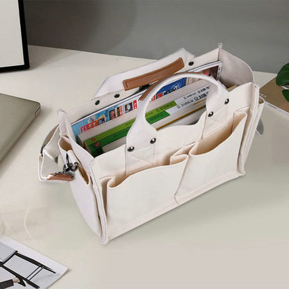 Dollcini Pamutvászon Válltáska – Könnyű és Tartós, Több Zsebbel