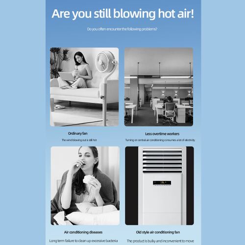 Dollcini Hordozható Nyakventilátor – Csendes és Erőteljes Hűtés, USB