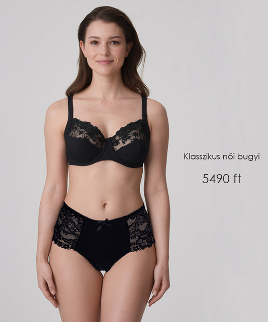 Dollcini ,Magas Derekú Női Bugyi ,Brazil Női Bugyi,Csipkés Női Bugyi -95% pamut + spandex,Többszínű,6 db-os Csomag