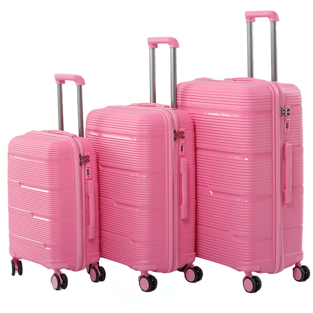 Dollcini Világjáró Bőrönd Szett – Könnyű és Erős Utazóbőröndök