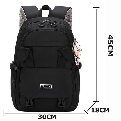 Dollcini Nyuszifüles Lányka Hátizsák – Aranyos, Vízálló Iskolatáska