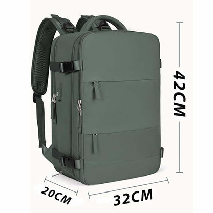 Dollcini Vízálló Férfi Utazóhátizsák – Karcálló, Dupla Cipzár