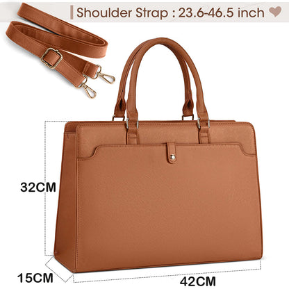 Dollcini Női Laptoptáska – Vízálló Műbőr Válltáska, 15,6" Laptophoz