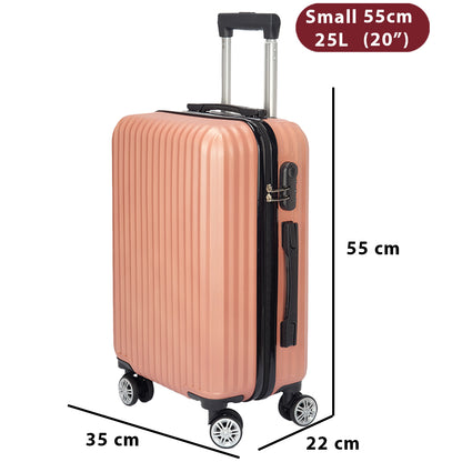 Dollcini Világjáró Bőrönd Szett – 3 darabos, Több Színben