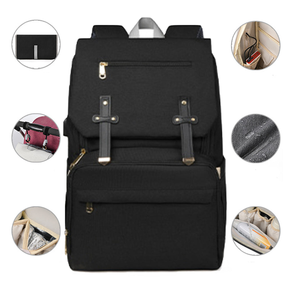 Dollcini Kismama Hátizsák – Többfunkciós, Vízálló, USB Porttal