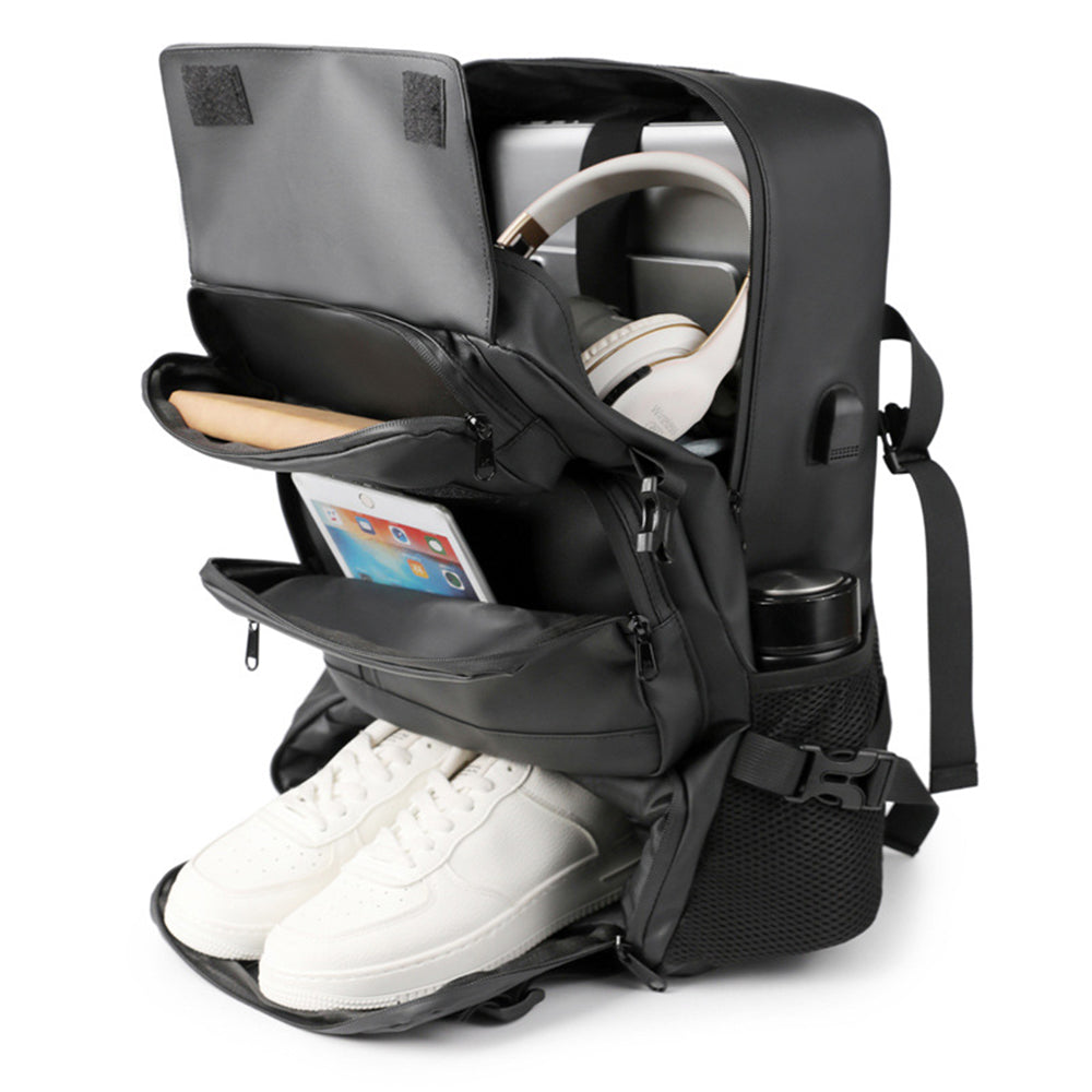 Dollcini Férfi Utazó Hátizsák – Nagy Kapacitású, Vízálló, USB-Porttal