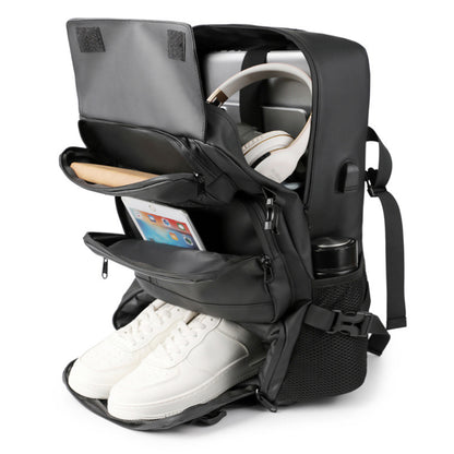 Dollcini Férfi Utazó Hátizsák – Nagy Kapacitású, Vízálló, USB-Porttal