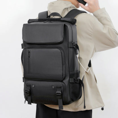 Dollcini Férfi Utazó Hátizsák – Nagy Kapacitású, Vízálló, USB-Porttal