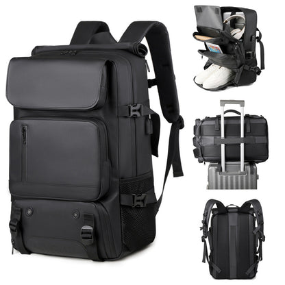 Dollcini Férfi Utazó Hátizsák – Nagy Kapacitású, Vízálló, USB-Porttal