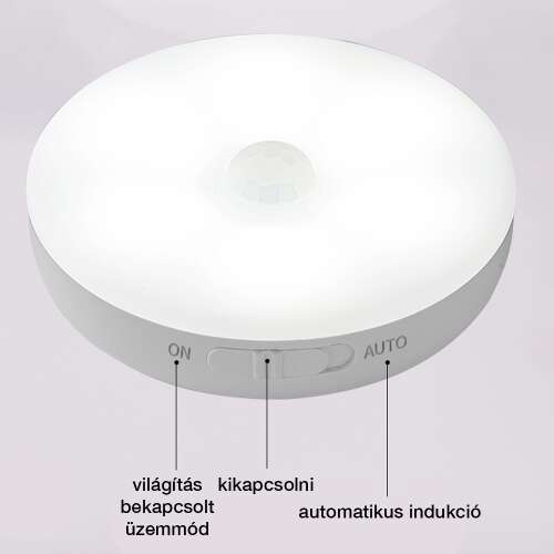 Dollcini Otthon Smart LED Lámpa – Mozgásérzékelős, Hideg Fény