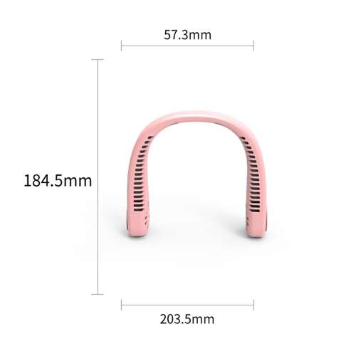 Dollcini Hordozható Nyakventilátor – Csendes és Erőteljes Hűtés, USB