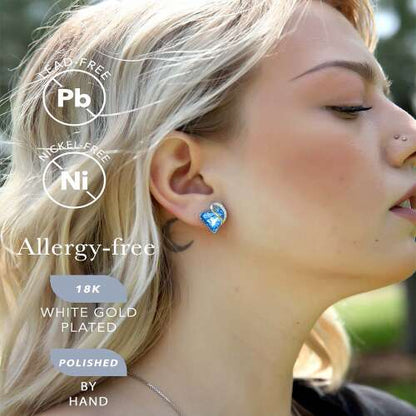 Dollcini Ezüst Szív Ékszer – Kristály Nyaklánc vagy Fülbevaló Külön, illetve Ékszerszettben