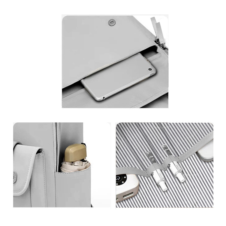 Dollcini, Unisex Üzleti Utazó Hátizsák – 16” Laptophoz, Bővíthető, Vízálló (36–55L)