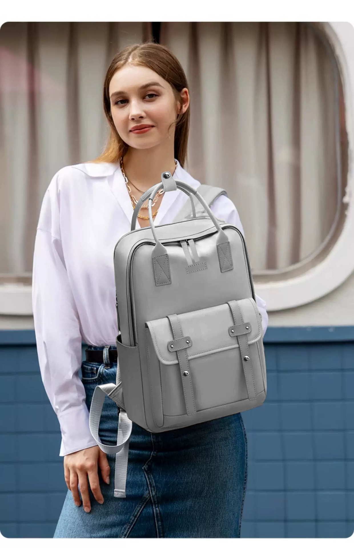 Dollcini, Unisex Üzleti Utazó Hátizsák – 16” Laptophoz, Bővíthető, Vízálló (36–55L)