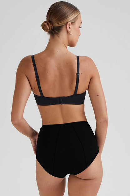 Dollcini Magas Derekú, Női Menstruációs Bugyi Szett - 95% Pamut, Szivárgásmentes, 3 db-os Csomag