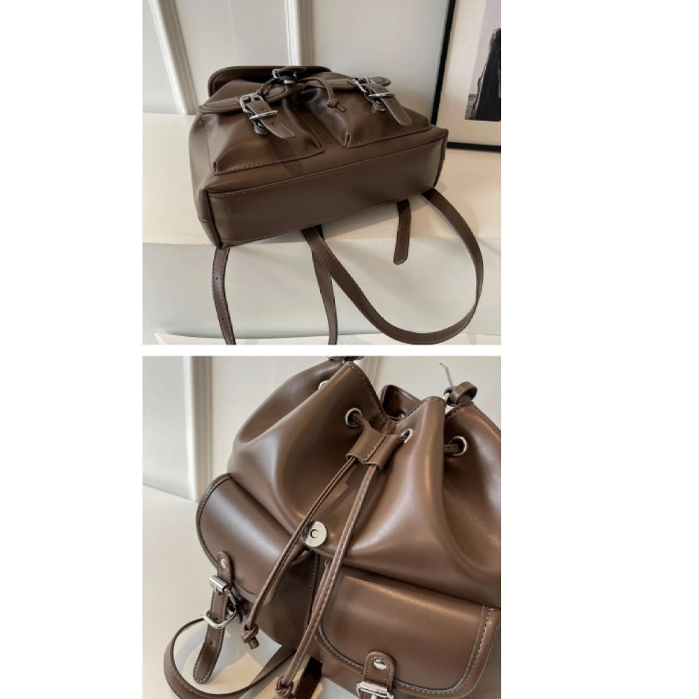 Dollcini Vintage Női Hátizsák – Elegáns és Praktikus Műbőr Alkalmi Táska