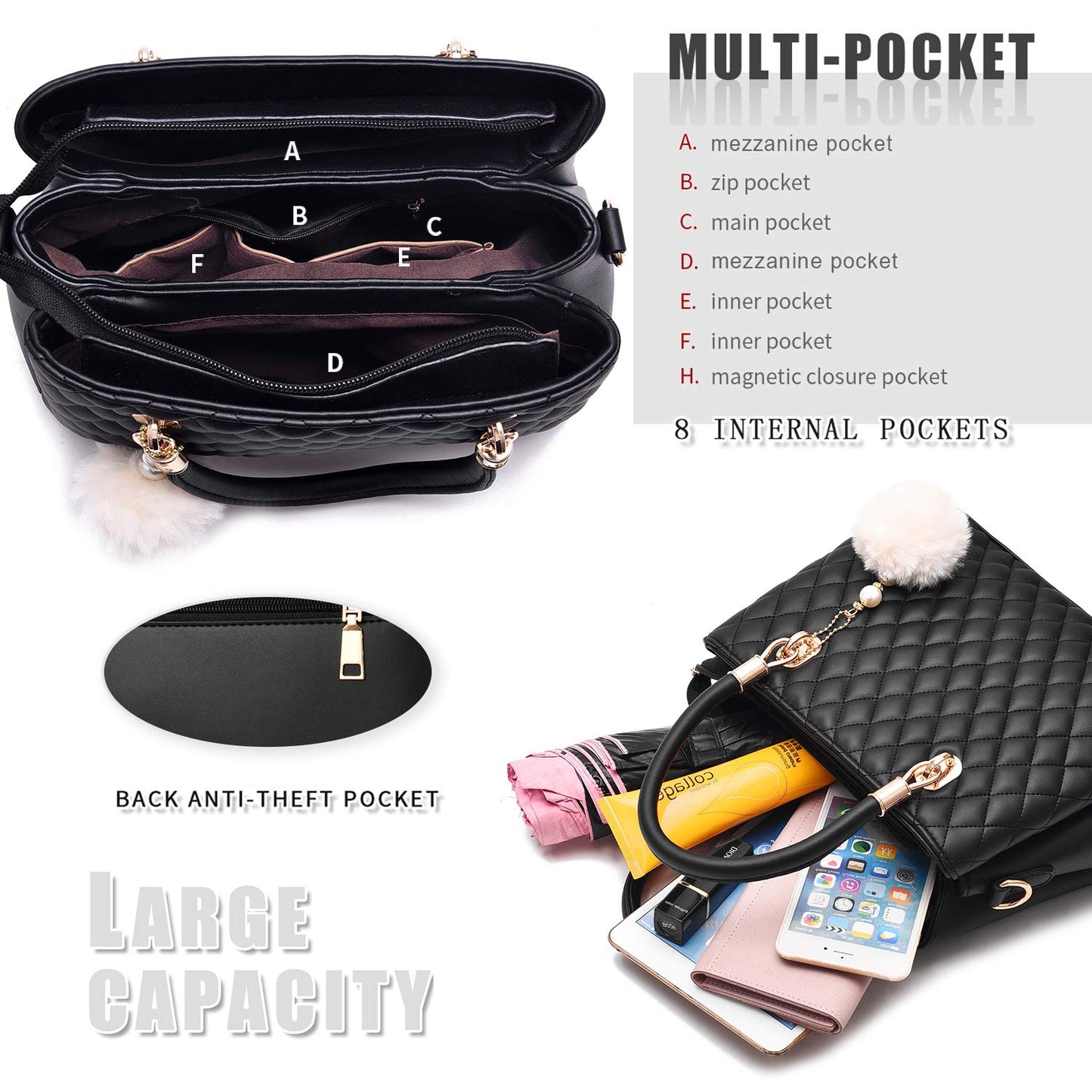 Dollcini Steppelt Női Kézitáska – Klasszikus Műbőr Táska