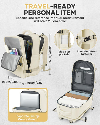 Dollcini Vízálló Férfi Utazóhátizsák – Karcálló, Dupla Cipzár