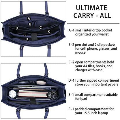 Dollcini Elegáns Női Laptoptáska – 15.6”-os, Vízálló Műbőr