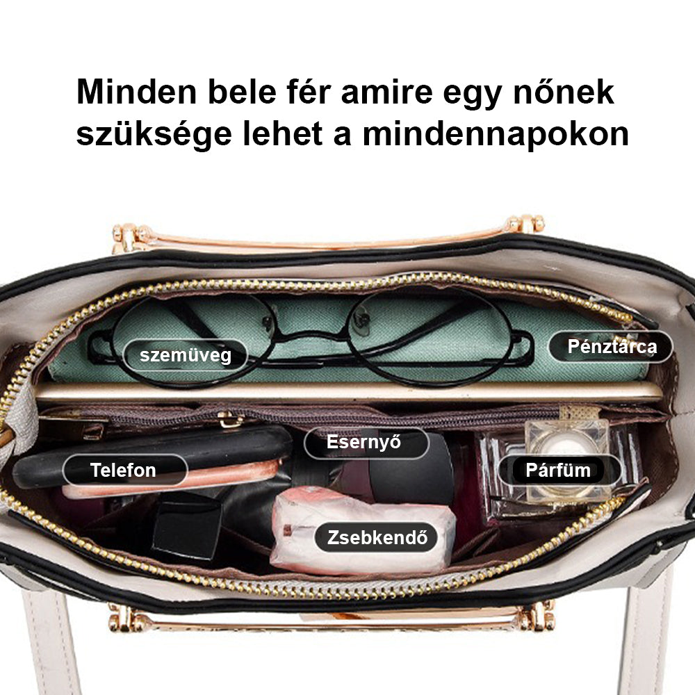 Dollcini Outlet Női Kézitáska – Elegáns, Cicás Fogantyúval, Szépséghibás termék