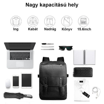 Dollcini Uniszex Laptop Hátizsák – Vízálló, 15.6” Laptophoz